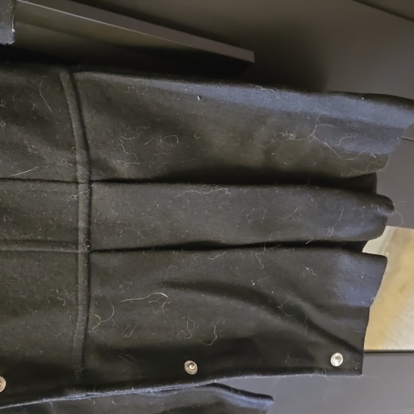 Calvin Klein Long Pleated Peacoat - Picture 3 of 6